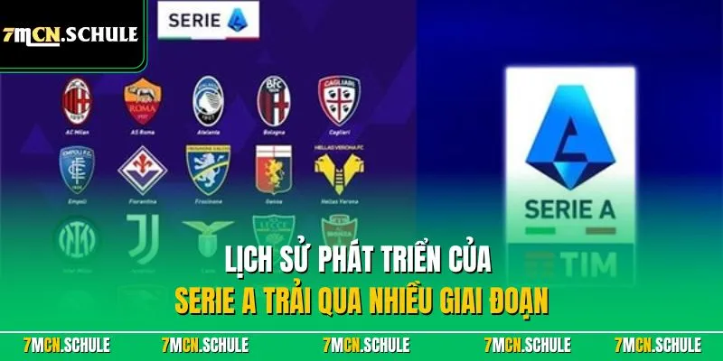 Serie A - Giải Đấu Dẫn Đầu Ý Với Sự Quan Tâm Toàn Cầu 7 Lịch sử phát triển của Serie A trải qua nhiều giai đoạn